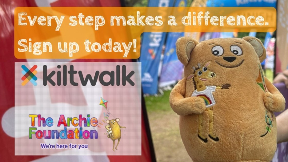 The Archie Foundation Edinburgh Kiltwalk 2025 - JustGiving