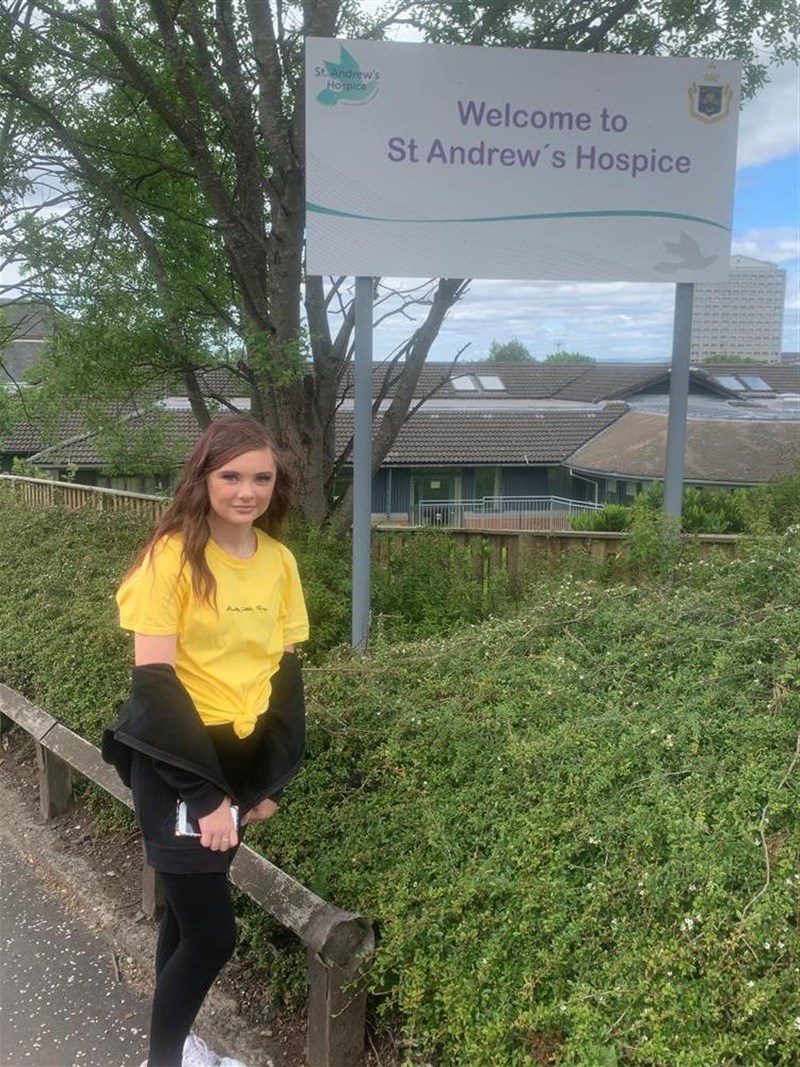 Alison Mathieson is fundraising for St Andrew's Hospice, Lanarkshire
