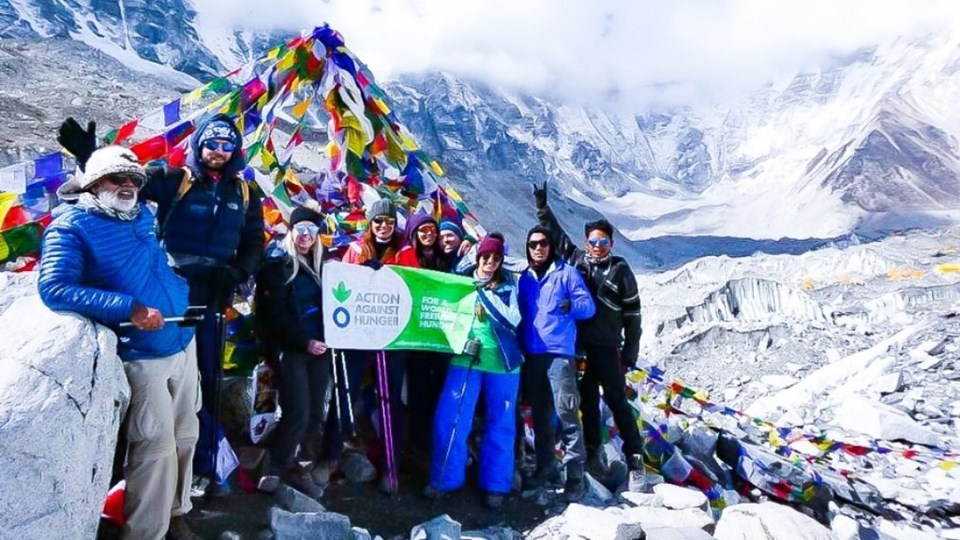 Morgan V Everest for Hunger