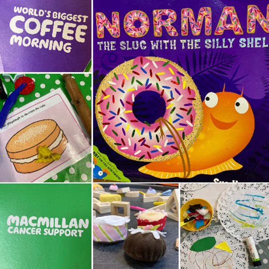 Tuesday Tots Macmillan Coffee Morning 2025