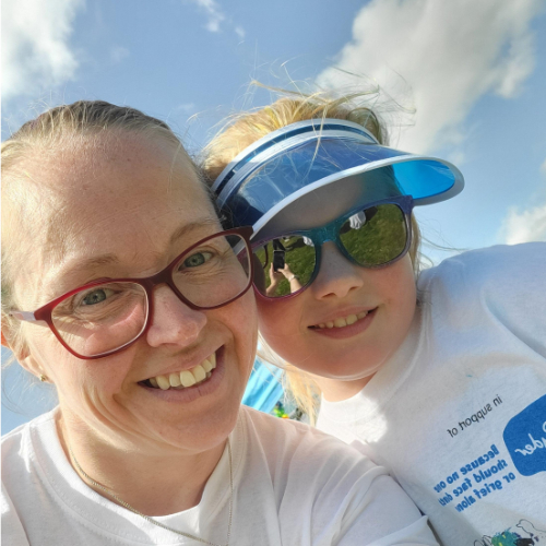 Becky's fundraising page