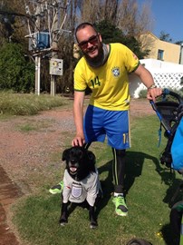 Pete and Jefferson getting ready for another day on the road