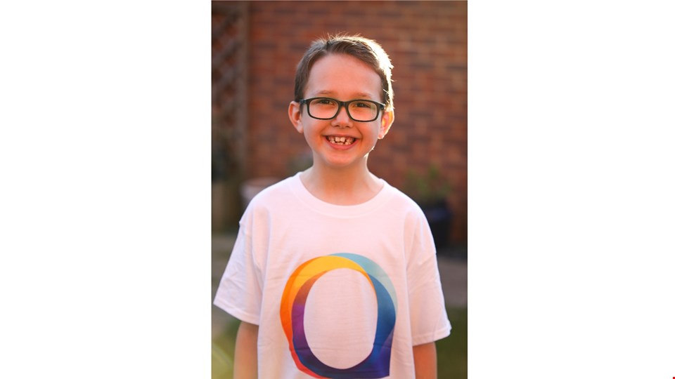 George is taking part in Spectrum Colour Walk for the National Autistic Society