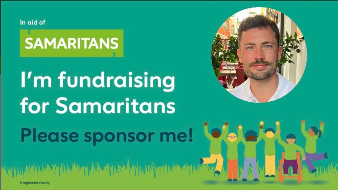 Rob Reed Samaritans Rob Everard is fundraising for Samaritans
